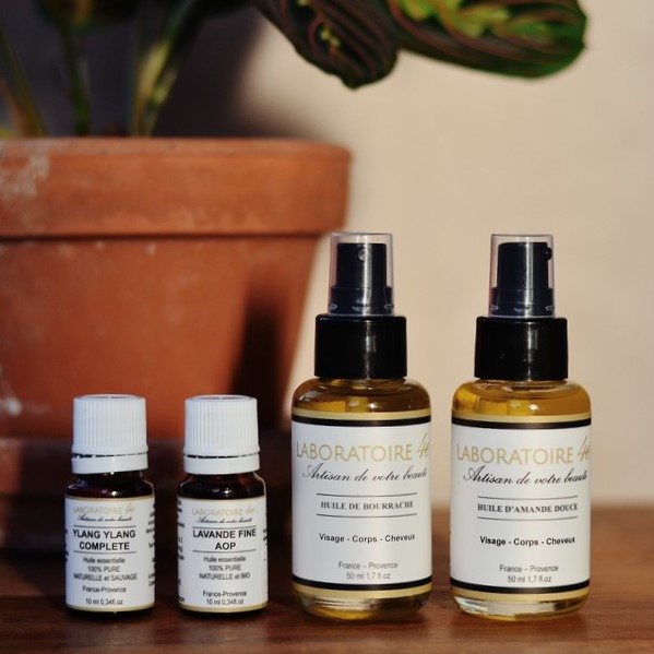 huiles végétales et huiles essentielles 4E